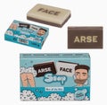 Arse/Face -saippua 150 g, persikan tuoksu