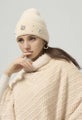 Koristeellinen pipo Harmaa tai Beige