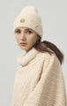 Koristeellinen pipo Harmaa tai Beige
