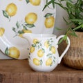 Maison Citron kannu 10 cm &ndash; sitruunakuosi, posliini