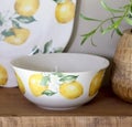 Maison Citron kulho &Oslash; 14 cm &ndash; sitruunakuosi, posliini