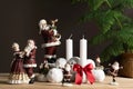  Tontut luistimilla 2 kpl / setti  A Lot Decoration
