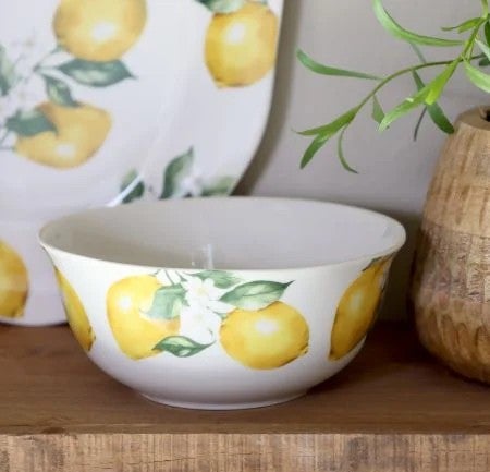 Maison Citron kulho &Oslash; 14 cm &ndash; sitruunakuosi, posliini