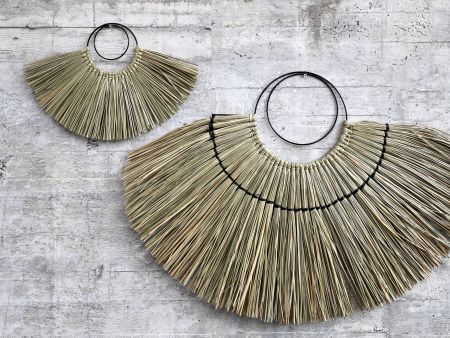 Boheemi sein&auml;koriste viuhka &ndash; merihein&auml;, Chic Antique