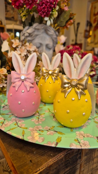 Koristemuna pupunkorvilla 12 cm, vaaleanpunainen tai keltainen