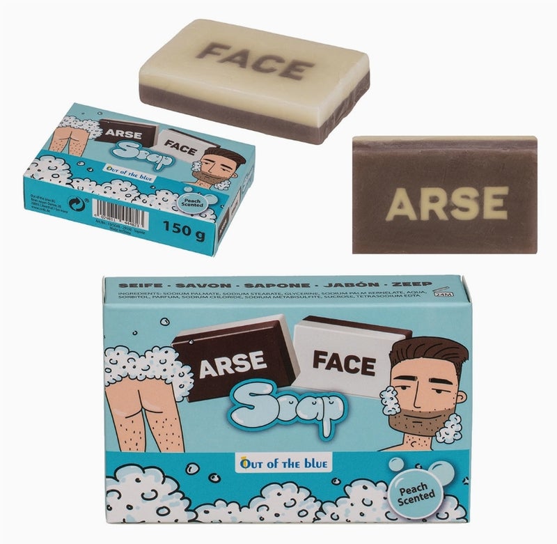 Arse/Face -saippua 150 g, persikan tuoksu