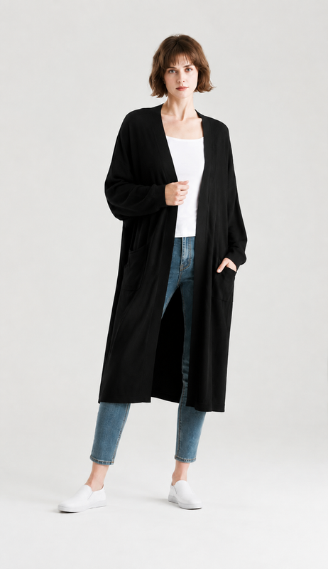 Sofia pitk&auml; oversize-neuletakki