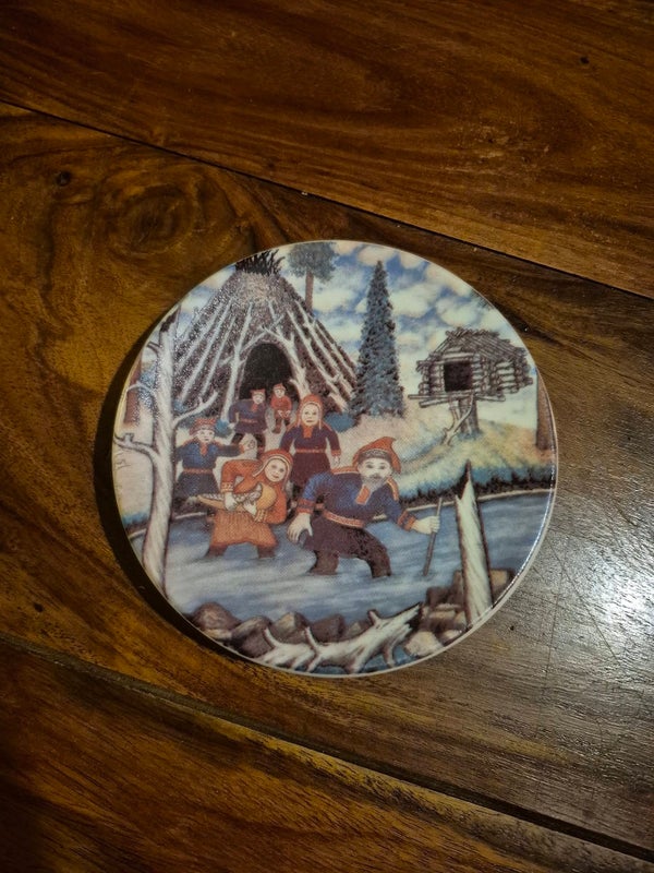 Arabia sein&auml;lautanen Puron ylitys