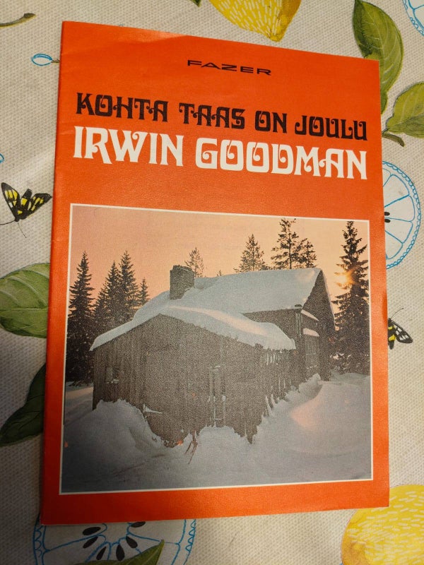 Irwin Goodman nuottivihko- Kohta taas on joulu