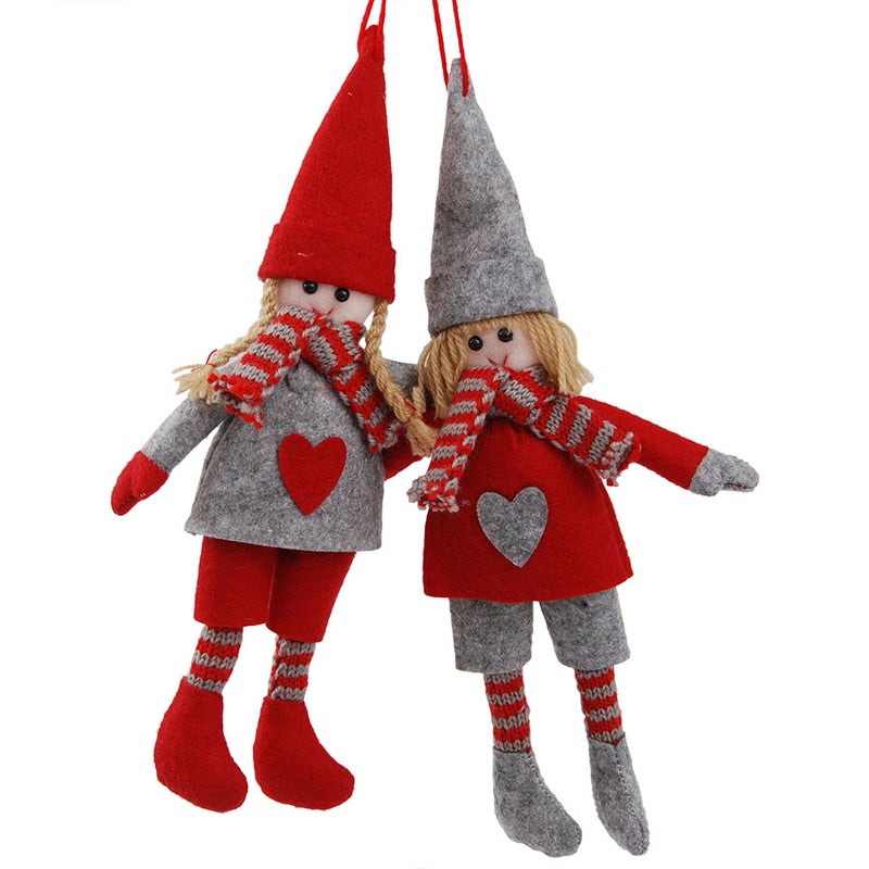 Joululapset ( punainen tai harmaa syd&auml;n ) Milj&ouml;g&aring;rden