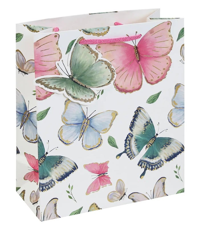 Butterfly Gift Bag &ndash; perhosaiheinen lahjakassi