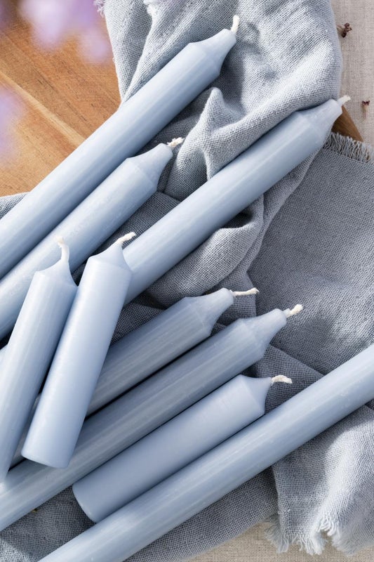 P&auml;tk&auml;kynttil&auml; light blue, IB Laursen