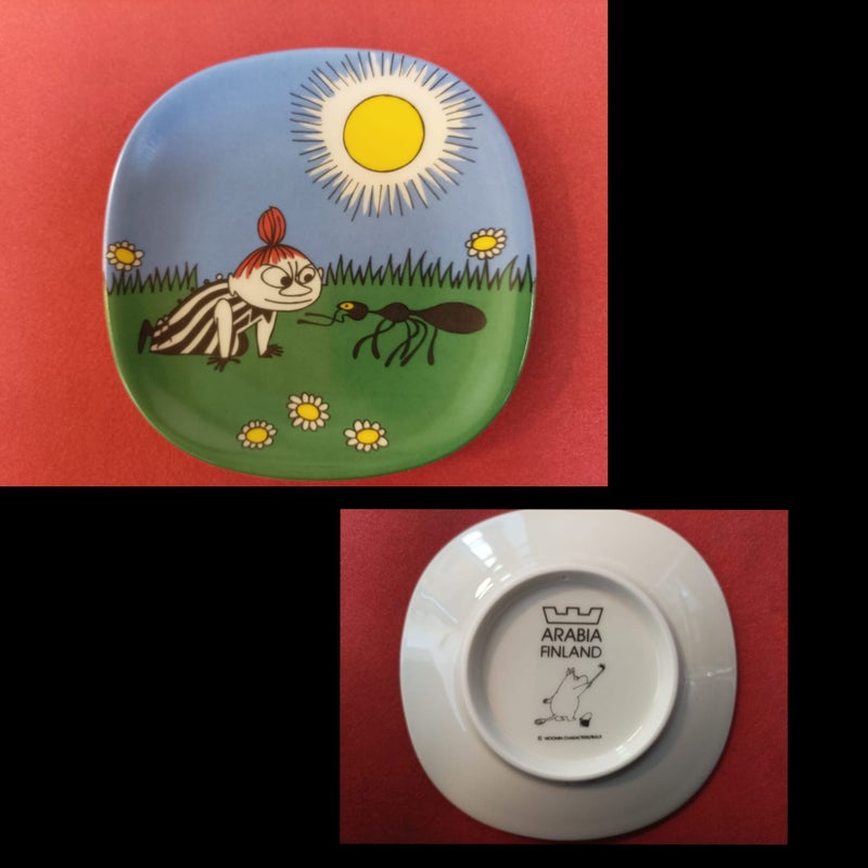 Muumi sein&auml;lautanen- Pikku Myy ja Muurahainen