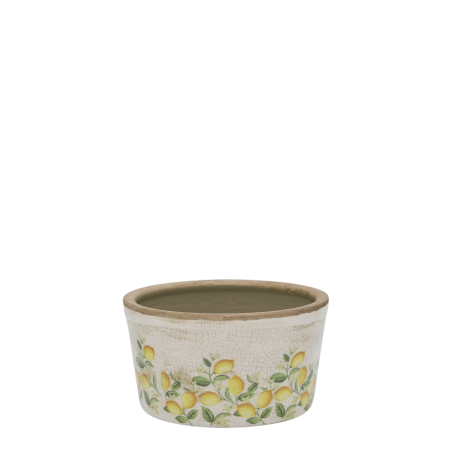 Limone Blossom -ruukku sitruunakuviolla, Chic Antique